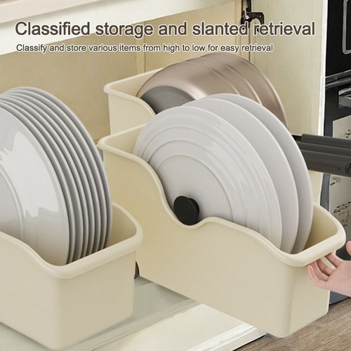 Large Capacity Sundry Storage Case with Wheels Kitchen Cabinet Organizer - Picture 9 of 14