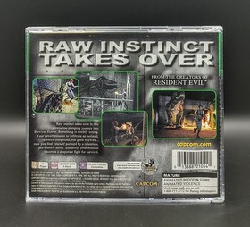 Dino Crisis PlayStation 1 PS1 Greatest Hits Variant With Registration Card