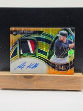 Alex Kirilloff 2021 Panini Select Orange Rookie Patch Auto Card #RJA-AL 2/20. rookie card picture