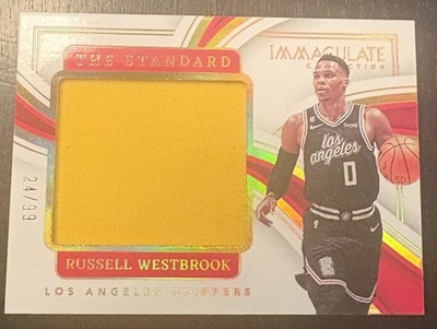 2022-2023 Panini Immaculate Collection Russell Westbrook The Standard Patch /99