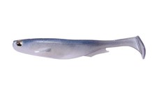 Megabass Spark Shad Paddletail Soft Plastic Swimbait - 4" (5 Pack) - Albino