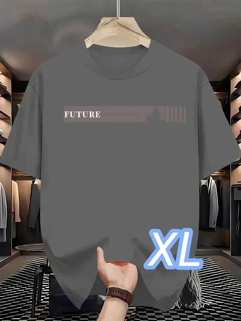 Dry T Light gray XL size Future quick dry breathable material size Simple T