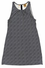 Tory Burch Silk Navy/White Sleeveless Dress Women’s Large