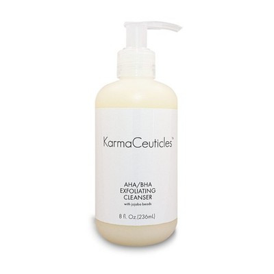 AHA BHA Exfoliating Cleanser, 8 oz. 8 Ounce (Pack of 1)