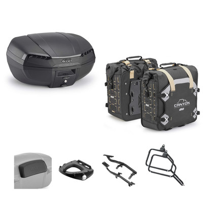 GIVI Panniers E46NB Side Bags GRT709B for Kawasaki 650 Versys 2015-2017