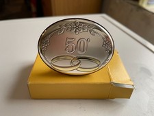  NOZZE D'ORO 50 Anni di matrimonio. Oggetto ricordo,  argento marca Valenti -  -