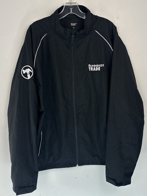 #ad #ad Bunnings Trade Black Full Zip Up Jacket Men#x27;s Size XL Tradie 100% Polyester AU $29.99