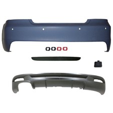 Stoßstange hinten mit PDC Diffusor passend für BMW 1er E82. E88 Coupe Cabrio ...