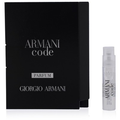 Armani Code for Men Parfum Spray Vial 0.04 Oz - New
