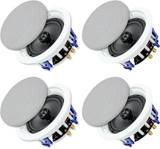 6.5 inch 640 Watts Ceiling Speakers 2 Way Flush Mount Passive for Office,Kitc...