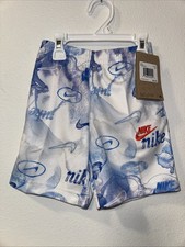Nike Dri-FIT kids Club Shorts white 4T new