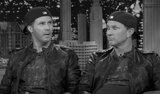 Comedian Will Ferrell & Chili Peppers Drummer Chad Smith Fridge Magnet 4x6