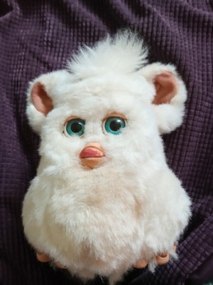 Rare Working Hasbro 2005 Furby Emototronic Interactive Sugar  Snow Marshmallow 
