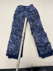 Patagonia Youth Kids Snowbelle Snow Pants Size Medium Insulated Blue Printed — photo 3