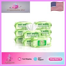 Pack of 9 - Extra Large Flushable Wipes, 100 Plant-Based  Safe for Septic