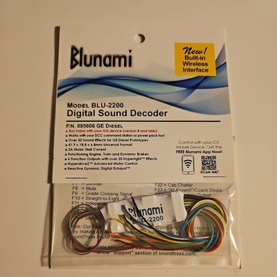 Soundtraxx #885606 Blunami Model BLU-2200 Digital Sound Decoder - GE Diesels