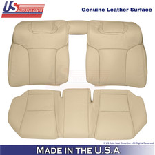 2007-2011 For Lexus Gs Genuine Leather Rear Bench Top And Bottom Seat Covers Tan