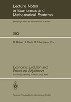 Economic Evolution and Structural Adjustment David Batten (U. A.) Taschenbuch Vi