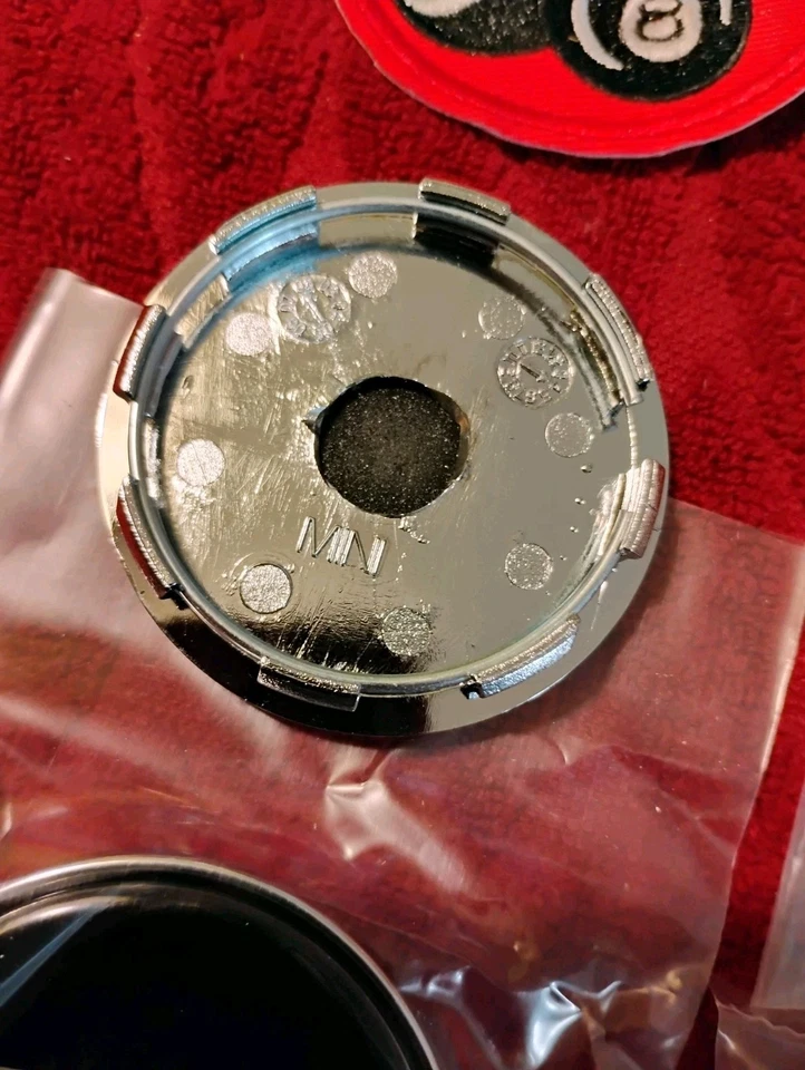 New X5 Sport Edition Black 2-3/8+" O.D. Mag WHEEL CENTER CAPs 🎱 Foto 4 de 4