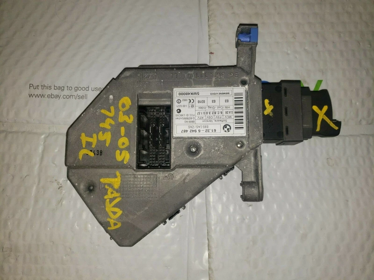 03 04 05 BMW 754 PUSH BUTTON IGNITION SYSTEM WITH KEY OEM 
