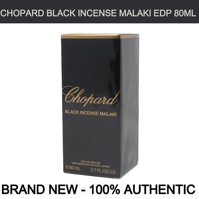 Brand New Chopard Black Incense Malaki Unisex Eau de Parfum 2.7 oz/80ml