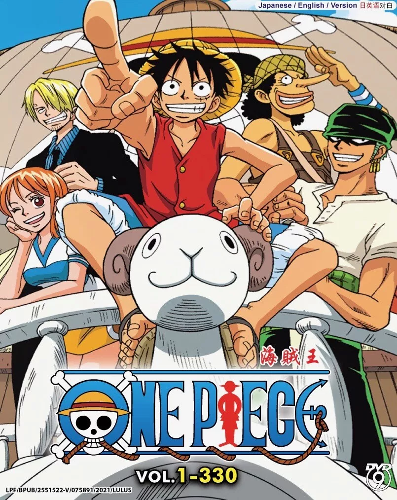 One Piece (Episodes 1 - 330) ~ All Region ~ Brand New ~ English Dubbed  Version ~