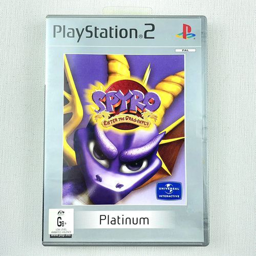 Spyro Enter the Dragonfly Platinum PAL PS2 CIB with Manual - Playstation 2 Game