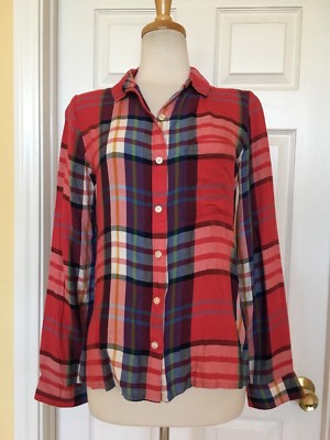 SO PERFECT SHIRT plaid size M