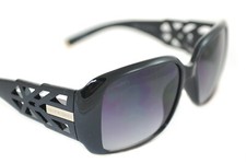 Tru Trussardi Tr12823 BK Donna Quadrato Arte Deco Sole Nero Grigio Argento