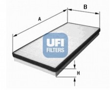 UFI Innenraumfilter Partikelfilter für Renault Megane I BA0/1_ KA0/1_ 53.083.00