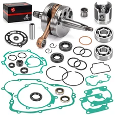 ENGINE REBUILD KIT CRANKSHAFT PISTON GASKETS Seal For KAWASAKI KX 100 2001-2005