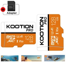 Kootion 2Pack Micro SD Card Memory TF Card 128GB Extreme Ultra SDXC Falsh Card