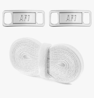 Replacement Air Force 1 Shoe Shoe Laces, with Sneakers Metal Lace Tag,
