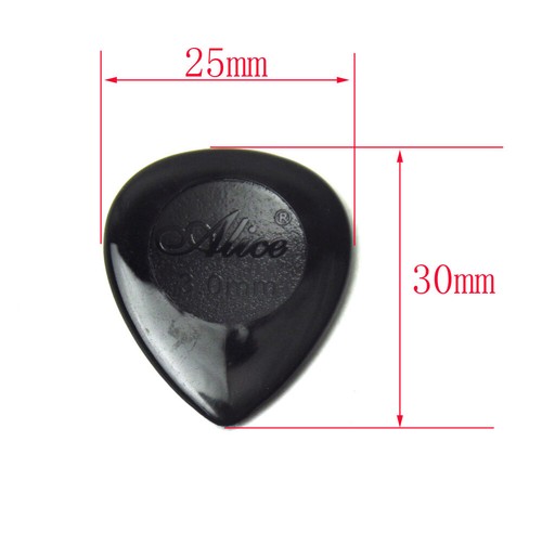 50 un. púas de guitarra negra lágrima X-Heavy 3 mm para guitarra eléctrica jazz - Imagen 6 de 7