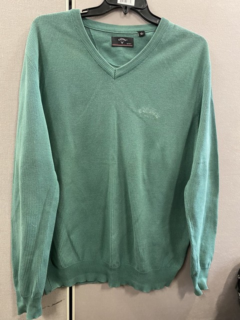 Callaway Golf Sport Large Green Sweater Long Sleeve PGA | eBay