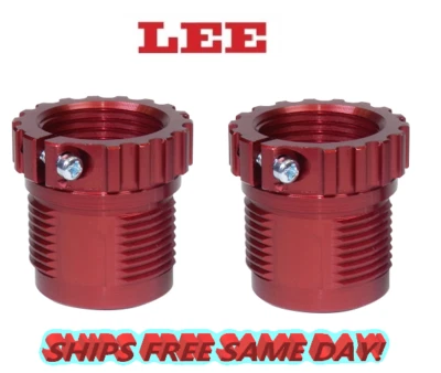 Lee Precision Spline Drive Breech Lock Bushings ROUGE - 2 Paquet NEUF !! 90063 - Photo 1/4