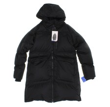Mondetta Women's 700 Fill Power Mid-length Puffer Jacket - Black - Size L