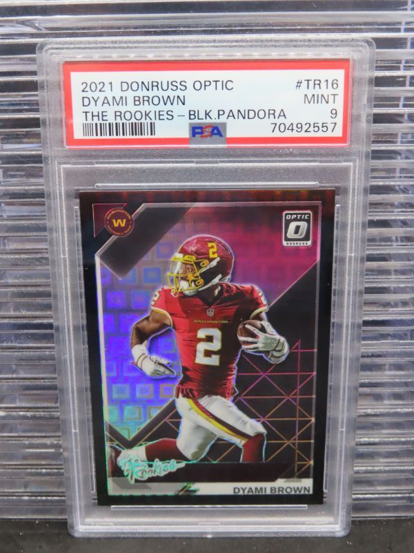 Dyami Brown Panini Donruss Optic the Rookies #TR16 Black Pandora