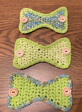 Face Mask Ear Protectors, Ear Savers, Mask Companion set of 3 100 Cotton