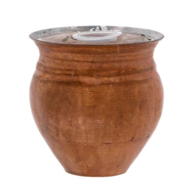 Hindu Lota Kupfer Kalash Topf Yamunaji Loti Utsav Weihwasser Hindu Religiös