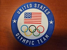 U.S.A Olympic Huge 8" Iron On High Quality Embroidered Patch FREE Shipping!!