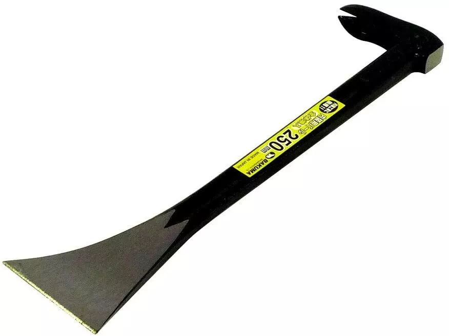 BAKUMA Japanese Restorers Cats Paw Nail Puller Durable Compact Flat 250mm Japan
