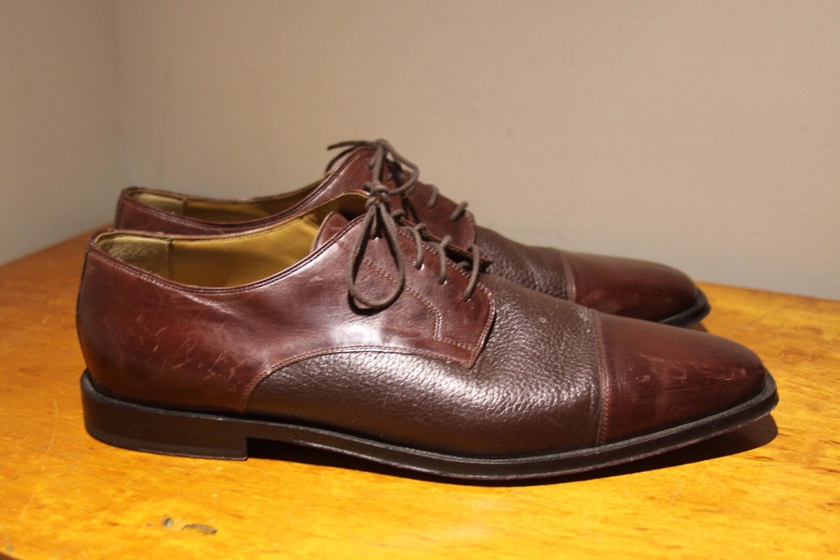 Johnston & Murphy 15 0670 Corbett Cap  Toe Derby Dress Leather Shoes  like NEW Johnston & Murphy 15 0670 Corbett II Brown Leather Derby  main image 4