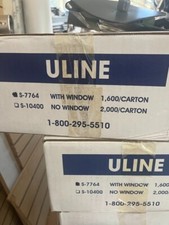 Uline S-7764 1600 Pieces Clear Transparent CD/DVD Sleeves