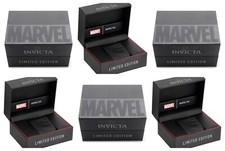 Invicta Marvel Limited Edition One 1 Slot Black Watch Case Box Lot of 40 Deal