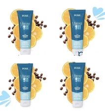 4 Perfectly Posh Moisturizer 911 Caffeinated Face Lotion New/Sealed