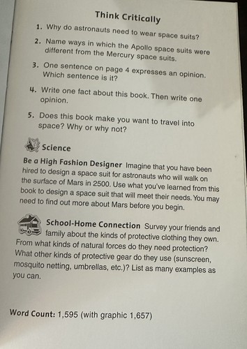 High Fashion, Out Of This World, Reader Grade 5: Harcourt School Publisher Book - Picture 4 of 4