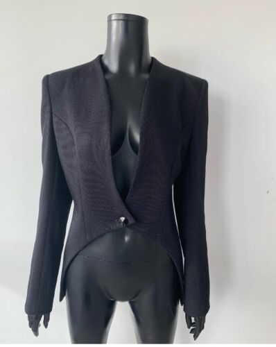 Sass And Bide Opus 11 Jacket Black 8 - Picture 1 of 5