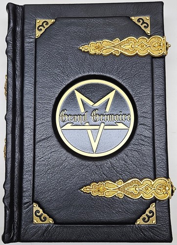Grand Grimoire Leather-Bound Limited 1st Edition Occult Devil Book Red Dragon #9 - Picture 2 of 13