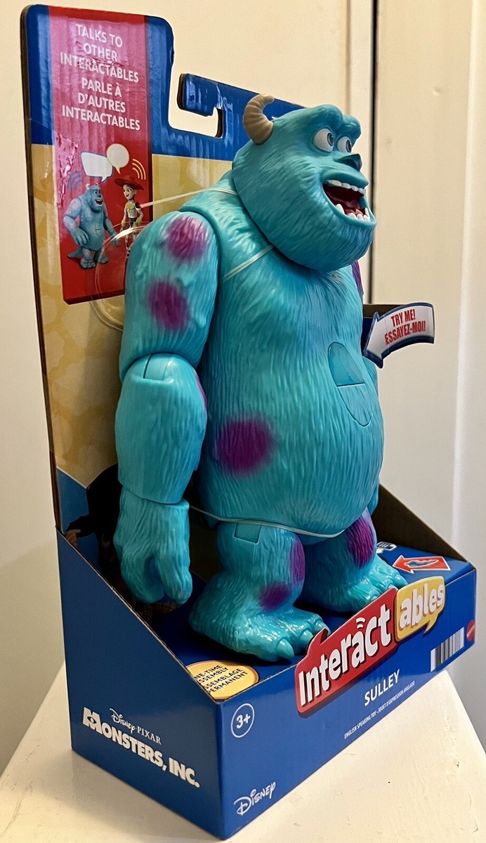 Mattel Disney Pixar Monsters Inc Sulley Action Figure Talking